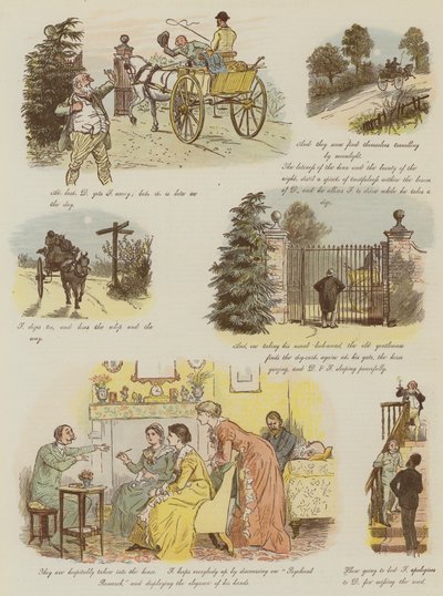 Dziwne przygody psiego wózka autorstwa Randolph Caldecott